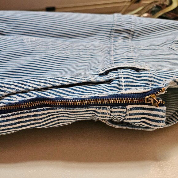 Old Navy Striped Bib Overalls - Picture 3 of 4